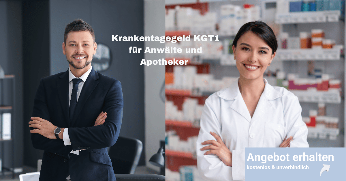 Krankentagegeld für Anwälte und Apotheker